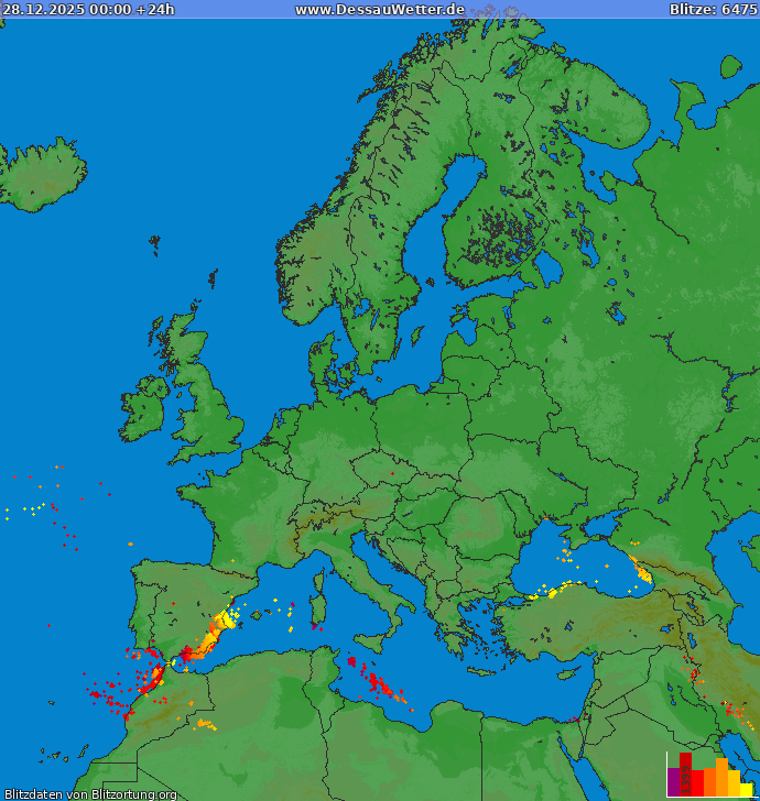 Salamakartta Eurooppa 2025-12-28