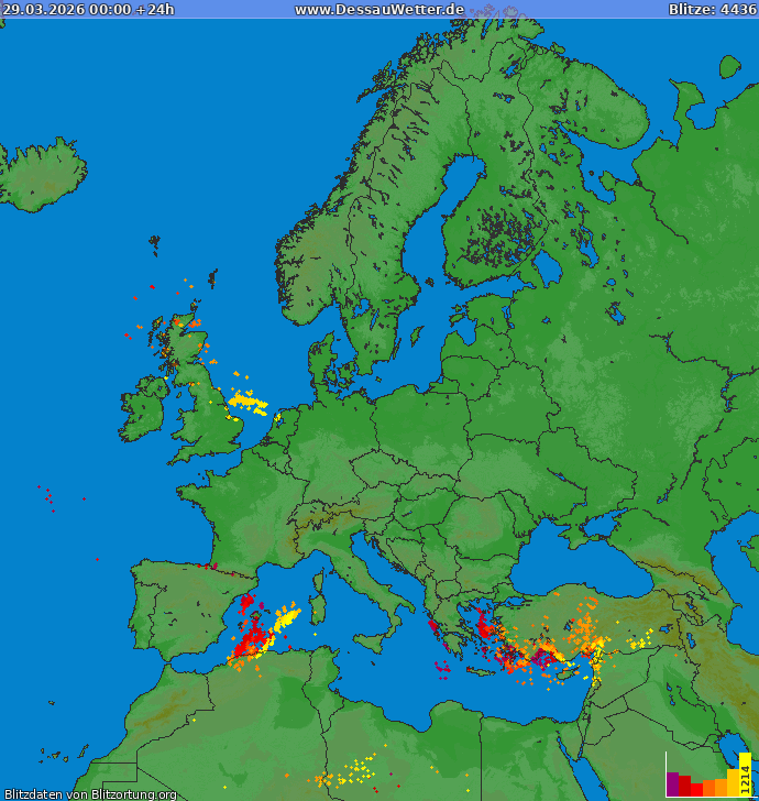 Mapa wy?adowa? Europa 2026-03-29