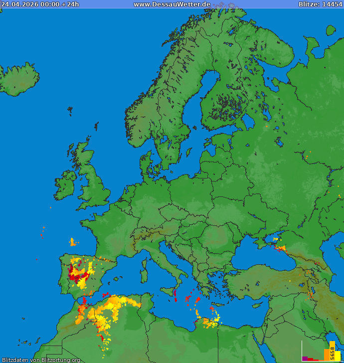 Zibens karte Europa 2026.04.24